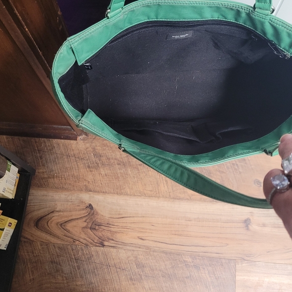 Vintage Kate Spade Nylon Green Shoulder Bag - Picture 9 of 10